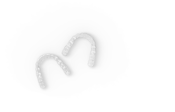 person with night guard kit